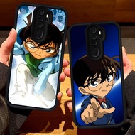 S112 Detective Conan Casing for OPPO Reno 2Z A37 F11 A9 A39 2F A5 2020 A83 Pro black