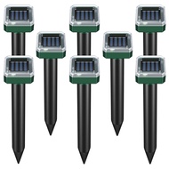 8 Pack Solar Powered Snake Repellent Snake Repellent Solar Snake Repellent for Outdoors
