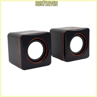 RUN USB Corded Computer Speaker Replacement For PC Laptop PC Small Stereo Speaker