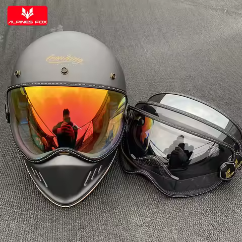 Fit For Retro SHOEI EX Zero MOTO3 BULL Helmets Goggles Motorcycle Helmet Bubble Visor Lens Motorcycl