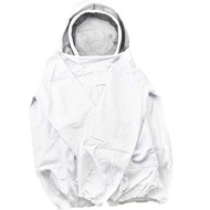 AT-🛫Export White Bee Clothes Half Hooded Space Suit Anti-Bee Clothing Thickened Bee Coat Anti-Bee Appliance Protective C