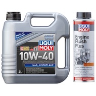 Liqui Moly Semi Syn MOS2 10W40 4L + Engine Flush