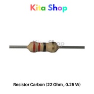 Resistor 22 Ohm (Carbon - 0.25W)