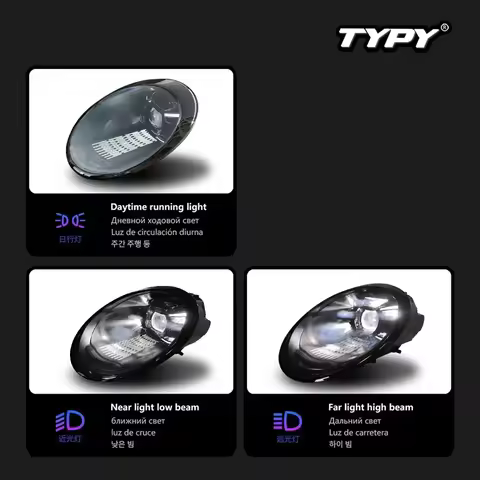Headlights Car For Porsche 911 997 Headlight 2005-2012 997.1 997.2d Dynamic Turn Car LED Matrix Head
