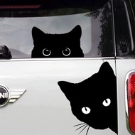 Peeping At CAT Cat Black Cat Car Stickers Car Window Stickers Scratch  Decoration Stickers Car Acces