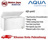 Chest Freezer AQUA AQF-400GC 400 Liter AQF 400 GC Freezer Box AQUA