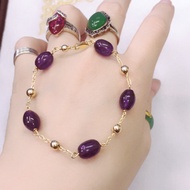 Amethyst &10k gold bracelet ️