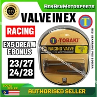 EX5 HP / EX5 DREAM / E BONUS RACING VALVE IN EX 23/27 24/28 100% ORIGINAL TOBAKI