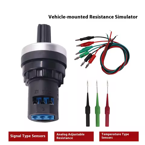 Novelties Auto Circuit Tester Two Cables Resistance Tool Analog Car Sensor Signal Adwan Simulator Fu