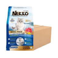 [official Store] Nekko Holistic & Grain-free สูตรดูแลสุขภาพโดยรวม 1.2 กก. X 6ถุง