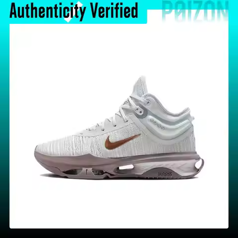 Nike Air Zoom G.T. Jump 2 Mid top Basketball Shoes Men's White Gray Asian Version DJ9432-004