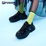 FILA FUSION斐乐女鞋BIANCO老爹鞋秋季新款硬糖鞋休闲鞋厚底运动鞋女 黑色-BK 36