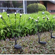Waterproof solar firefly led lights decorate gardens, apartment balconies, and flower gardens