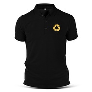 Recycle Big Bang Embroidery Bazinga Cotton Polo Collar T Shirt XS-3XL T-Shirt Tshirt Tee Unisex Casu
