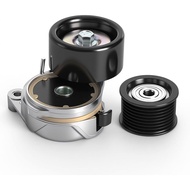 2PCS Drive Belt Tensioner and Idler Pulley Kit for Toyota Sequoia Tundra Land Cruiser, for Lexus GX4