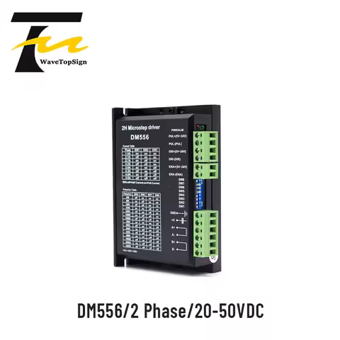 WaveTopSign DM556 Digital Stepper Motor Driver 2 Phase 5.6A for 57 86 Stepper Motor NEMA23 NEMA34 St