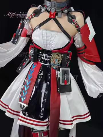 Angelina Cosplay Costume Arknights the Mellow Wish Game Anime Outfit for Halloween Carnival Party My