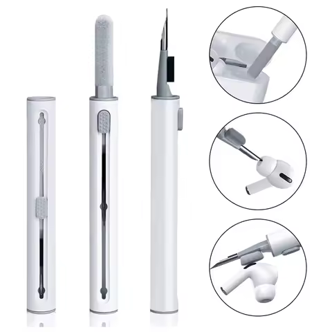 3 in 1 Bluetooth Earphones Cleaning Tool For AirPods Pro 1/2/3 & Xiaomi Airdots 3Pro Durable Earbuds