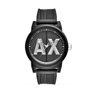 Original Armani Exchange Black Silicone Watch AX1451