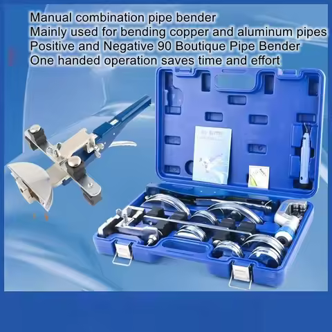 CT-999P Combination Pipe Bender Manual Copper Pipe Bender 6-22mm Air Conditioning Pipe Bender Set