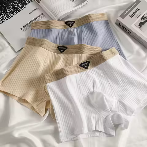EXILIENS Brand Health Cotton 1pcs/3pcs Boxer Men Underwear Hot Underpants Mens Boxers BoxerShorts Ma