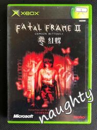 【千奈美】XBOX 初代 一代 正版游戲碟 零 紅蝶 Zero Fatal Frame 港版英文