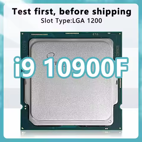Core i9-10900F CPU 14nm 10 Cores 20 Threads 2.8GHz 20MB 65W 10thGeneration Processor Socket LGA1200 