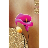 ABC 3D Diamond Painting calla Flower 1 H566 (CUSTOMER SELF-ATTACHED) Size: 34X59CM