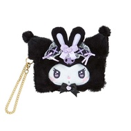 Kuromi Card Holder Plush Cat ID Holder Cartoon Card Holder Campus Card