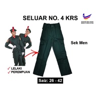 Seluar No. 4 KRS Kadet Remaja Sekolah Menengah (TR474)