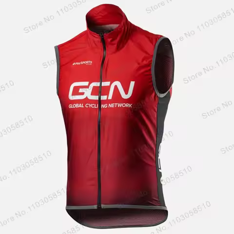 GCN Riding Unisex Waterproof Cycling Vest Bicycle jacket Windjack Lightweight Ultralight Riding Ridi