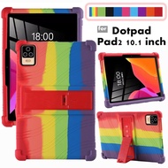 for Dotpad  Pad2 Tablet 10.1 inch Case Shockproof Soft Silicone Protective Case Stand Cover