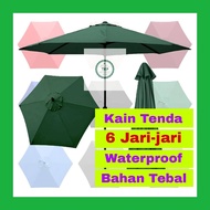 Kain pengganti payung outdoor azko payung ace hardware payung taman 6 Jari-jari bahan tebal anti air