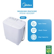 Midea MSW-6008P 6KG Semi Auto Washing Machine / Washer / Mesin Basuh