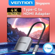 Vention USB C to HDMI Adapter Type C to HDMI Converter 4K UHD Phone to TV for Laptop Cellphone