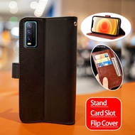Vivo Y20 Y20i Y20a Y20g Y20s Y11s 2021 V2043 V2048 V2027 V2032 V2028 Flip Folio Wallet Leather Kicks