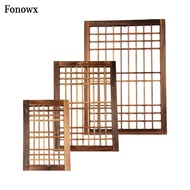 [AbabixaMY] Window Frame Yard Trellises Wood Window Pane for Entryways, Living Room