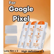 3 PCS Tempered Glass for Google Pixel 10 9 9a Pro XL 8A 8 A 8 7 7a 6a 5g HD Screen Protector 2 Lens 