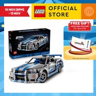 LEGO Technic 42210 2 Fast 2 Furious Nissan Skyline GT-R (R34) Car (1410 Pieces)