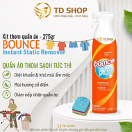 [NK Mỹ] Xịt thơm quần áo Bounce Mỹ Rapid Touch Up 3 in 1 giúp quần áo thơm thẳng chống nhăn khử mùi 