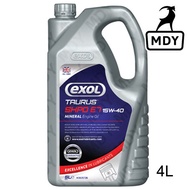 EXOL TAURUS SHPD E7 15W40 DIESEL MINERAL ENGINE OIL M363 4L