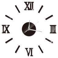 [Meimeier] Roman Clock Mirror Wall Sticker Clock DIY Wall Clock