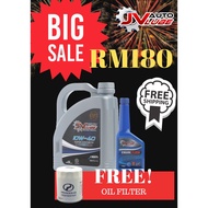 JV AUTOLUBE ENGINE OIL 10W-40 + JV AUTOLUBE ENGINE FLUSH ( FREE SHIPPING ) [ FREE OIL FILTER ]