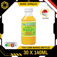 YOU C1000 Vitamin Mango 140ML X 30 (GLASS)