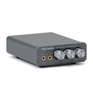 Fosi Audio K5 PRO USB Gaming DAC พร้อมไมโครโฟนเครื่องขยายเสียงหูฟัง Mini Audio DAC สำหรับ PS4 PS5เดสก์ท็อป Powered Active ลำโพง