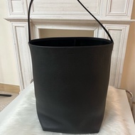 The Row N/S Park Large Tote Bag 大號 皮革托特包 黑色