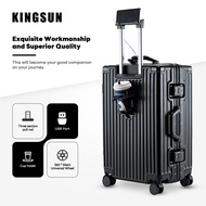 Travel Luggage Set Suitcase Aluminum Frame ABS+PC Hardcase Trolley Bag 20/24/28 Inch Business Suitca