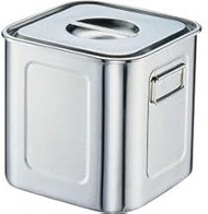 D?p?t de 22.5cm cuisine 18-8 de type carr? de pot Royaume-Uni (Japon import / Le paquet et le manuel