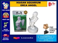 Hiasan aquarium gelembung Angel TERMURAH AQUASTAR aerator angel/orca angel/malaikat