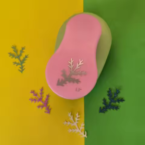 NEW 1.5"/3.7cm tree branches shape craft punch grass foam Punch Craft Scrapbooking school DIY Paper 